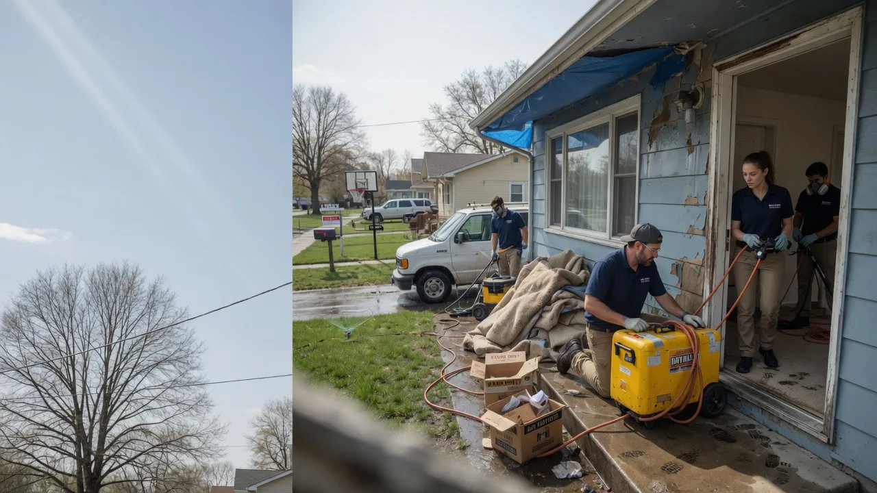 Basement Flood Cleanup in Denison, TX near me